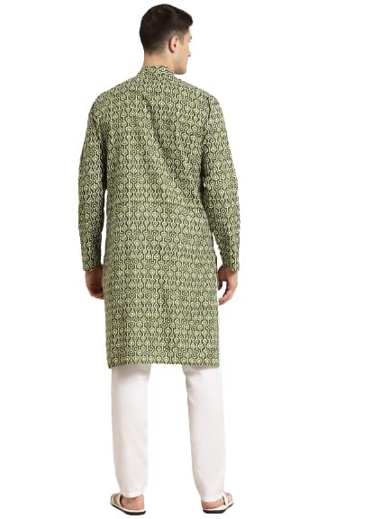Image of SOJANYA (Since 1958, Men's Silk Blend Grey Kurta Pyjama & Silk Blend Jacket Combo