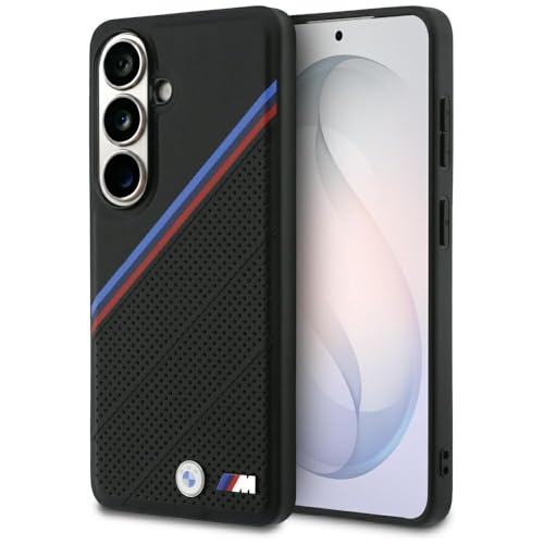 CG MOBILE Logo en métal tricolore BMW compatible avec la coque MagSafe pour Samsung Galaxy S26 (noir)