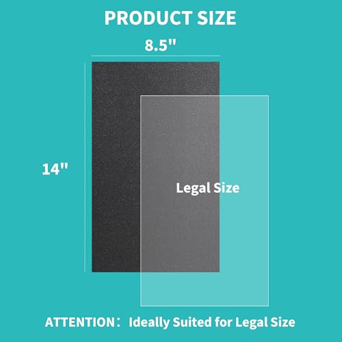 Image of Binditek 100 Pack Binding Covers Set, 8.5x14 Inches, 8Mil PVC & 12Mil Poly