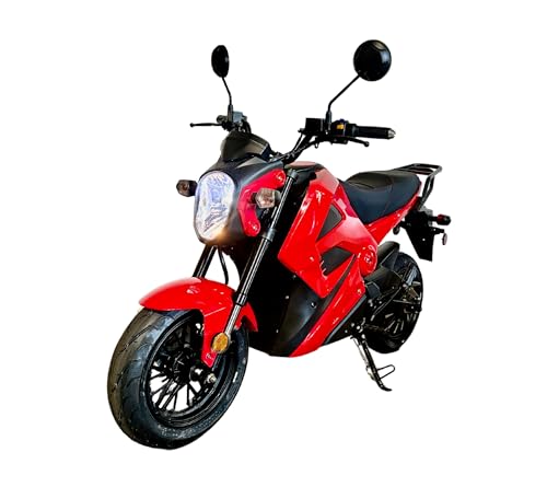 E-VADER 2000W Electric Motorcycle | Brushless | 72V | E-MOTO (Red)