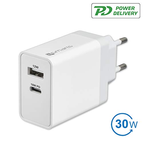 Cargador de red 30W 4smarts VoltPlug adaptador de corriente Power Delivery blanco 2