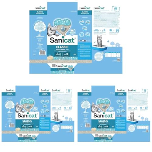 Sanicat SEPIOLITA ABSORVENTE Classic Marsella OXIGEN Power 10 LT (6.25 Kg) (Paquete de 3)