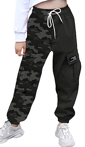 Image of SANGTREE Girls & Womens Drawstring Cargo Jogger Pants,3 Years - Women 3XL