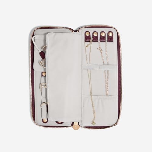 Trousse à bijoux Stackers bordeaux le compagnon idéal de vos voyages - 4