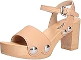 Obermaterial: Glattleder Softclox Eilyn Sandaletten über 50 mm gl. Boden Gr.40, Beige
