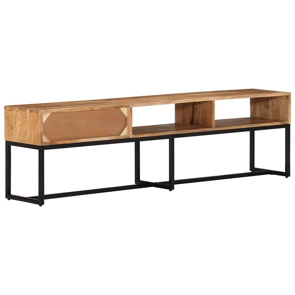 Szafka pod telewizor z litego drewna akacjowego, 160 x 30 x 45 cm