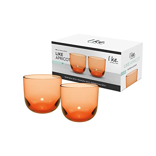 like. by Villeroy & Boch – Like Glass Wasserglas Orange, Trinkgeschirr, Gläser, Glas – Ansicht 1