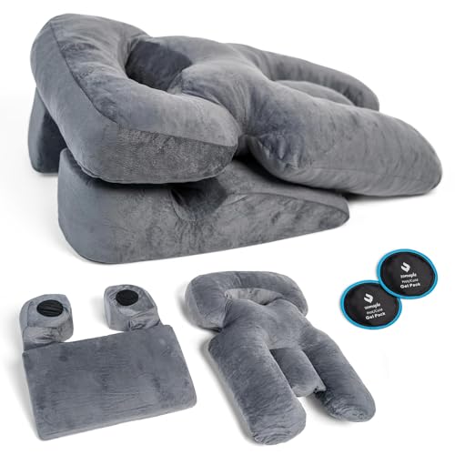 Zomaple Face Down Chair After Eye Surgery – Memory Foam, Washable Cover, & Ventilated Design – Facedown Pillow for Sleeping, BBL Equipment, Retinal & Vitrectomy Recovery