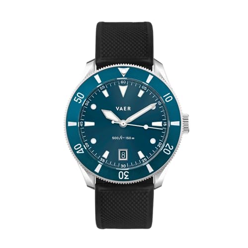 Vaer DS2 Quartz Dive Watch for Men - Ocean Ready 15 ATM, 39mm, Ba...