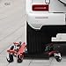 Car Dolly Set of 4, Wheel Dolly Car Skates Vehicle Positioning Hydraulic Tire Jack Ratcheting Foot Pedal Car Dolly Set for Car Truck RV Trailer