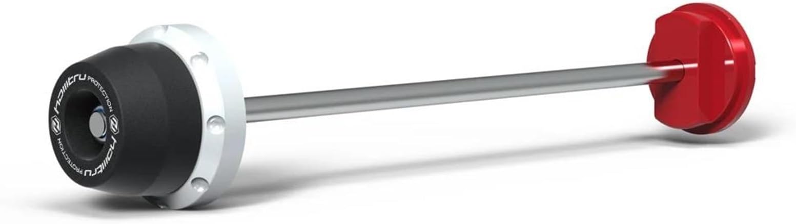 Motorbikes Crash Falling Protection for Triumph Speed Triple 1200 RS Speed Triple 1200 RR 2021 2022 2023 Motorcycle Rear Axle Spindle Bobbins Exhaust Slider (Color : Red)