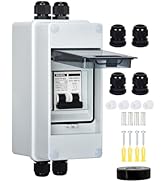 Jadeshay DC Trennschalter 63A 1000V - PV Sicherungsautomat Für Solaranlagen Mit IP66 Schutz