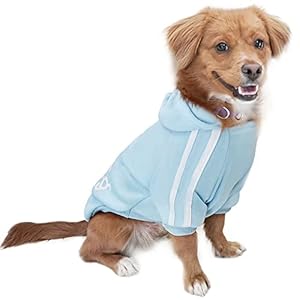 Hund Pullover Welpen-T-Shirt Warm Pullover Mantel Pet Kleidung Bekleidung, Blau, Gr. L