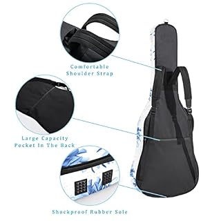Space Unhappy Dog Puppy Space Étui de protection rembourré pour guitare acoustique classique, Multicolore 03., 42.9×16… - Les Beatles, Paul McCartney, John Lennon, RIngo Starr, George Harrison Space Unhappy Dog Puppy Space Étui de protection rembourré pour guitare acoustique classique, Multicolore 03., 42.9x16… – Image 3