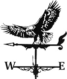 Veleta de Techo Burro Metal Veleta Hecha de Metal, es una Veleta Duradera Que se Puede Colocar en su cobertizo, en el Techo Boda y cumpleaños.