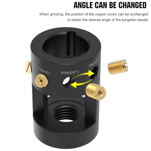 Afilador electrodos tungsteno con mini juego taladro eléctrico rotativo 7