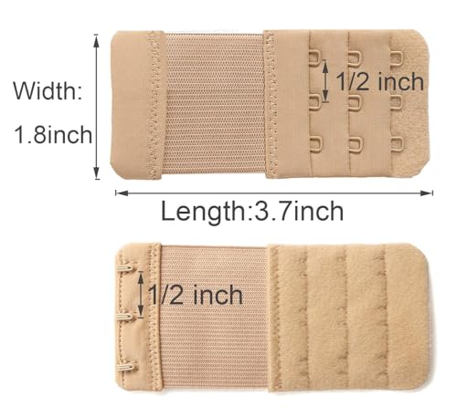 Image of SAMGU Women's Bra Extenders 2 Hook /3 Hook /4 Hook /5 Hook /6 Hook Soft Stretchy