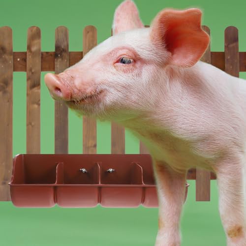 Mangeoire à cochons en plastique composite à 4 compartiments pour ferme