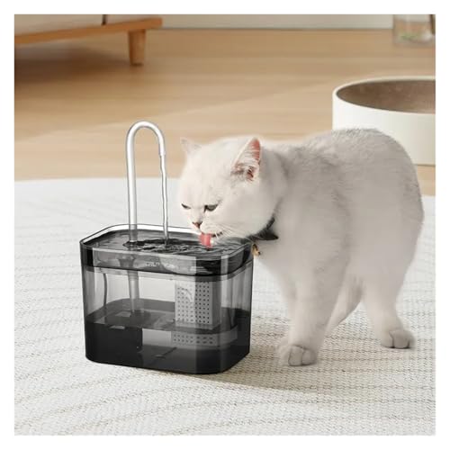 Fuente de Agua Automática para Gatos USB 1.5L Roja miniatura 3