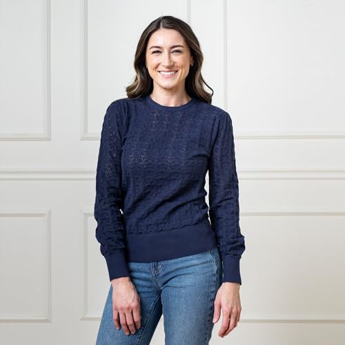 Image of Hope & Henry Women's Classic Long Sleeve Pullover Sweater