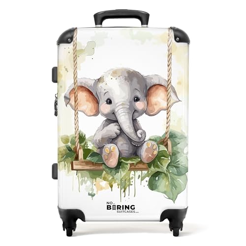 Maleta Niños NoBoringSuitcases Elefante Gris 67cm