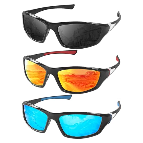 Lunettes de soleil polarisées homme femme pour stopper l'éblouissement en ski et golf