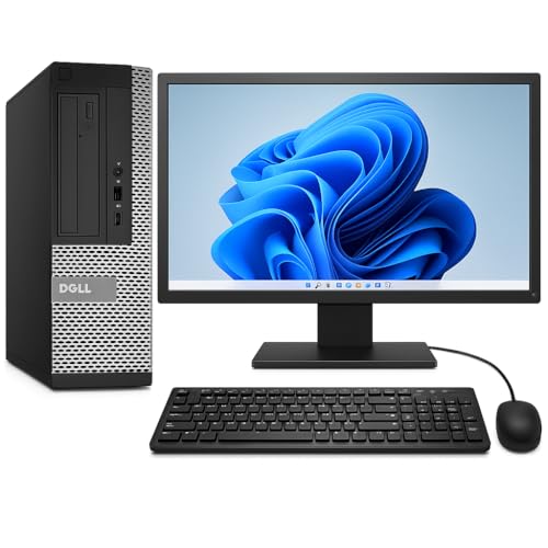 Générique PC Bureau Reconditionné I5 | 8GB RAM | 240GB SSD | Écran 22' VGA | Setup Complet Prêt à l’Emploi | Idéal Bureautique & Études | Garantie 12 Mois