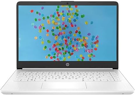 HP Laptop, Newest 14″ Ultral Light Laptop for Students and Business, Intel Celeron N4120, 4GB RAM, 64GB eMMC, WiFi, Bluetooth, HDMI, Webcam, USB Type-A&C, Win 11 S, GM Accessory-White HP Laptop, Newest 14″ Ultral Light Laptop for Students and Business, Intel Celeron N4120, 4GB RAM, 64GB eMMC, WiFi, Bluetooth, HDMI, Webcam, USB Type-A&C, Win 11 S, GM Accessory-White