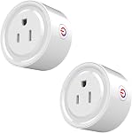 Zigbee Smart Plug, Prakriti Smart Zigbee Plugs | Compatabile with Google Assistant, Alexa, Hubitat (2 Pack)