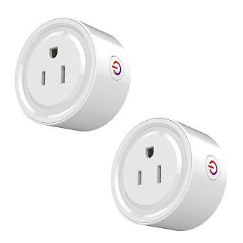 Zigbee Smart Plug, Prakriti Smart Zigbee Plugs | Compatabile with Google Assistant, Alexa, Hubitat 2 Pack