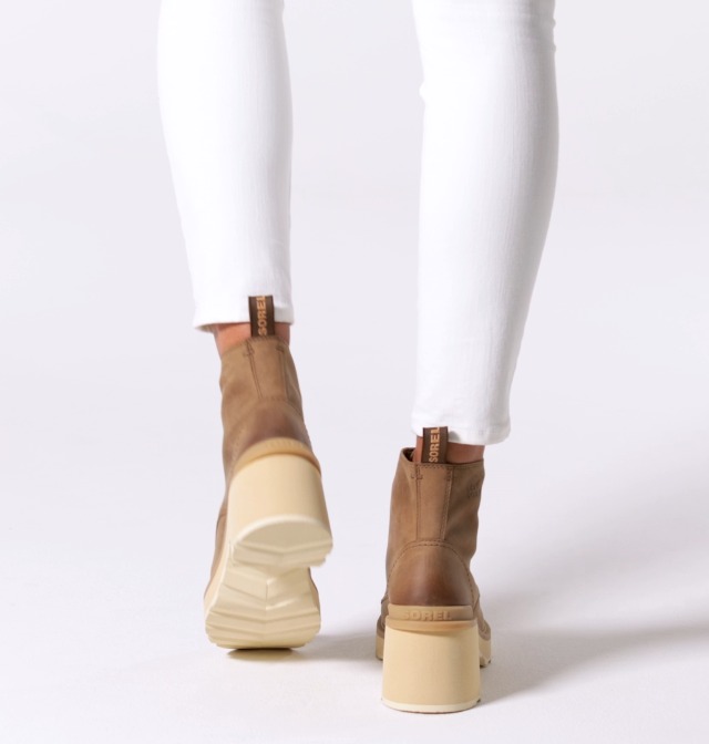 Amazon.com | Sorel Women's Hi-Line Heel Lace Boots - Umber