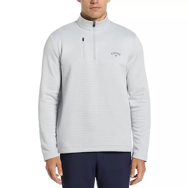 Callaway Mens Golf Pullover - Bestselling Golf 1/4 Zip Pullover Men's Style - Gray Dawn X-Large