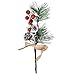 Gift Boutique 12 Red Berry and Pine Cone Christmas Picks with Holly Branches for Holiday Decorations Great Addition to Any Christmas Decor Crafts, Wreath, Garland or Tree