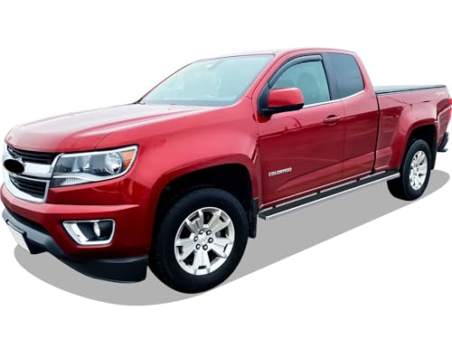 Estribos laterales de acero inoxidable pulido 6in para Chevy Colorado 2015-2022 miniatura 2