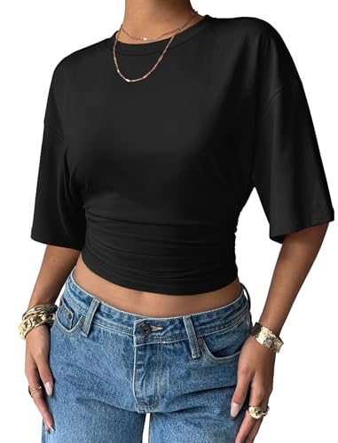 Sampeel Tops for Women Trendy 2026 Going Out Summer Tshirts