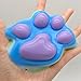 Handmade Giant Rainbow Cat Paw Squishy Toy - Tabas Silicone Ultra-Soft Sticky Stress Relief Fidget Sensory Toy, Fun and Cute Plaything Perfect Squeeze Toy for Birthday Gift (Medium)