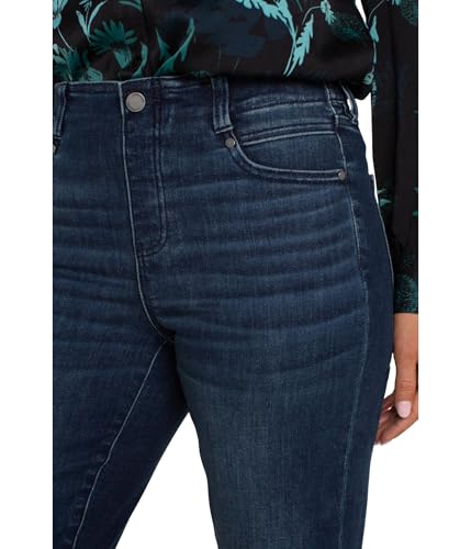 Liverpool Women's Petite Gia Glider Pull on Slim Mid Rise Stretch Denim3