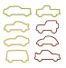 Tescoma 630927 Delicia Kids Cookie Cutter Set, Set of 8, 7.5 x 4 cm