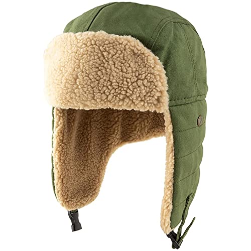 Chapka homme hiver chaud chapeau trappeur russe bonnet aviateur ushanka trooper