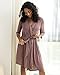 Kindred Bravely Emmaline Maternity & Nursing Robe Hospital Bag/Delivery Essential (Twilight, Small/Medium)