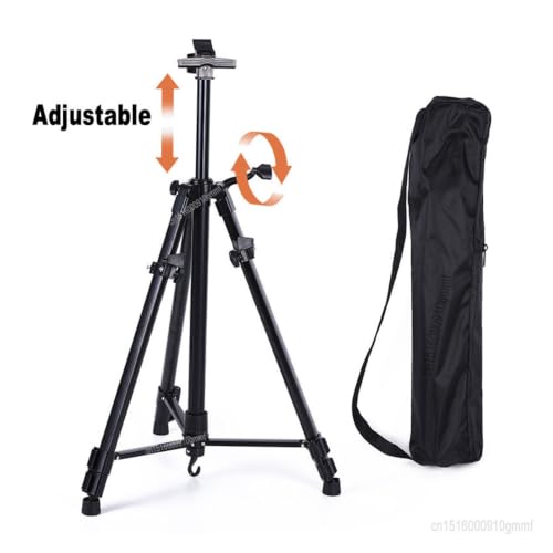Caballete plegable para pintar sin dolores de espalda ajustable 4