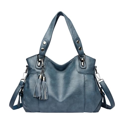 Sac de plage bleu pour femme grand volume souple et léger