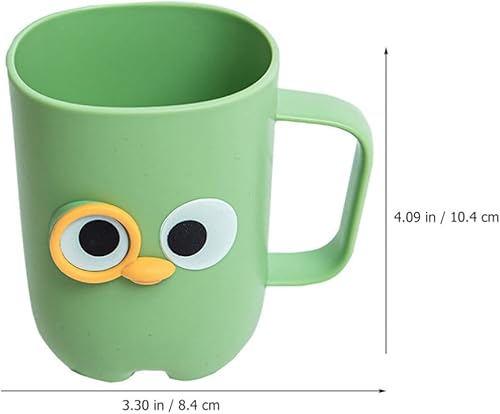 Miniatura 7 de Cabilock Soporte para cepillo de dientes de viaje, 2 unidades, vasos de cepillo de dientes para niños, vaso de cepillado de boca de plástico, vaso