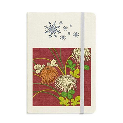 Carnet de notes japonais au papier épais pour journal intime hivernal