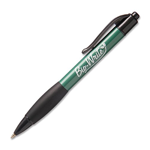 Stylo à bille noir SKILCRAFT Bio-write rétractable pack de 126