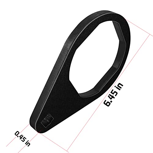 Image of Generic Bearing Retainer Install Tool & Bearing Carrier Tool Wrench for Mercruiser Bravo 3 III Three, Replace 91-805374 91-8053741 805374-1 Bearing Retainer Wrench for Bravo 3, Black