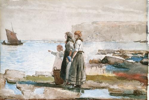 Lienzo impreso de Winslow Homer 60x90cm: alta definición y elegancia para decoración artística