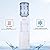 Water Cooler Dispenser for 5 Gallon Bottle, Top Loading Hot & Cold Water Freestanding Electric Water Cooler Child Safety Lock for Indoor Home Office Use with Storage Cabinet, White