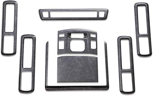 Cargo アルファード20系 ヴェルファイア20系 インテリアパネル 3D立体 内装パネル マホガニー調黒木目 8P