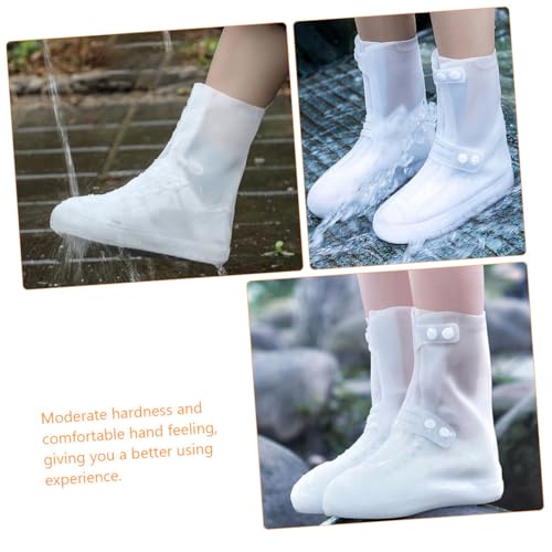 Cubrezapatos impermeables antideslizantes gruesos para actividades al aire libre, caminatas y lluvia miniatura 7